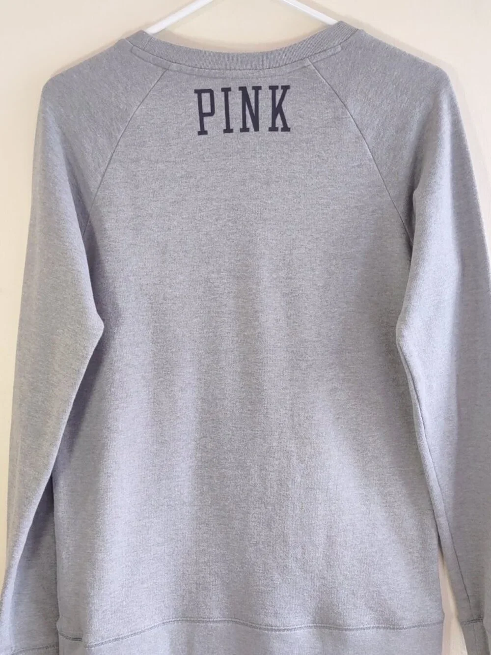 PINK Victoria Secret-NFL New England Patriots Sweatshirt Sz Small Bling Sequin - Picture 3 of 9